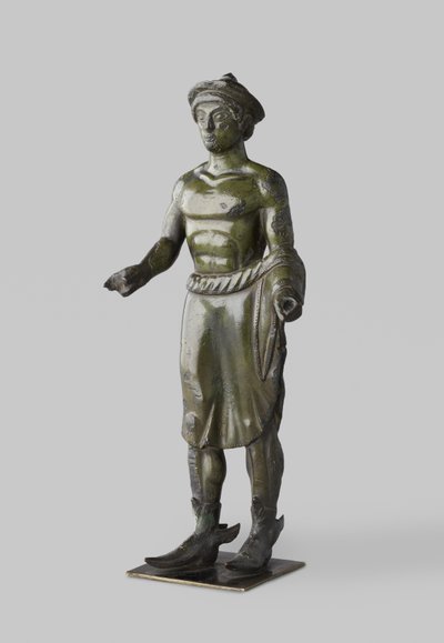 Estatuilla etrusca de bronce de Turms (Hermes) (aleación de cobre) de Etruscan